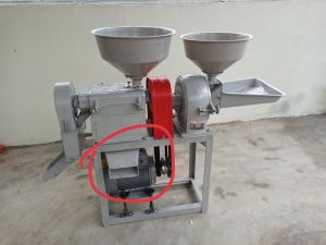 Máy xát lúa gồm 1 đầu xát và 1 đầu nghiền bột mịn máy xát gạo tf888