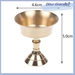 Ditur Multi-Size Golden Copper Alloy Candle Holder Candlestick Candelabrum Home Decor