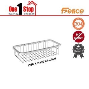 🌹FELICE🌹 SUS304 S/STEEL SHAMPOO RACK (FLS 25120)