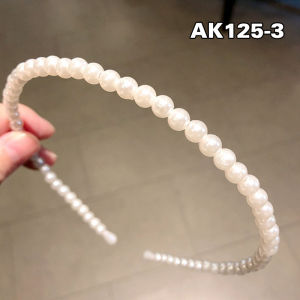 Bando Korea Perempuan Dewasa Motif Pearl Mutiara Bandana Fashion Wanita Aksesoris Rambut AK125