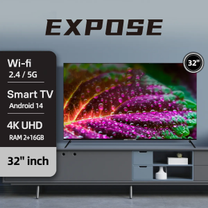 EXPOSE Smart TV 32 Inch 4K TV flat screen Smart TV Smart TV 50 Inches on Smart TV Google TV Android TV