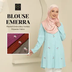 HERNES SUIT AMIRA SET BLOUSE AND PALAZO BLOUSE MUSLIMAH WEAR