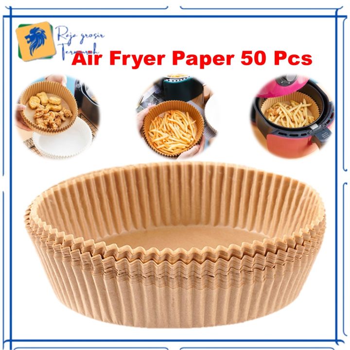 Air Fryer Paper Pcs Anti Lengket Cm Kertas Alas Airfryer Baking