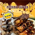 Spanduk Banner Pisang Coklat I Pisang Lumer ukuran 100 cm x 50 cm. 