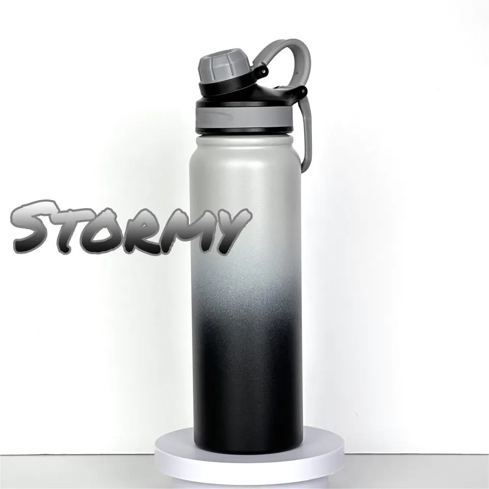 Insulated Stainless Steel Water Bottle with Spout Lid 800ml Double Wall  Thermal Flask Hot and Cold Drinking Cup Travel Mug