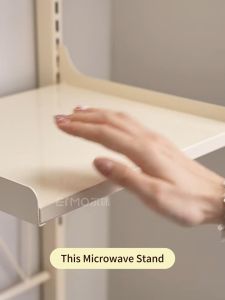Gslife Adjustable Pull Out Rack Microwave Rack Oven Rack  Rak Dapur Stainless Steel Storage Rack