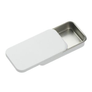 Metal Push Organizer Empty Tins Solid Perfume Jewelry Storage Box Tinplate Push Case Home Organizer Mini Eyebrow Soap Box Mini Iron Box