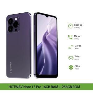 HOTWAV Note13 Proสมาร์ทโฟนAndroid 13 6.6นิ้วHD + Octa-Core 16GB + 256GB 50MP 5160MAh 18W Fast Charging NFC