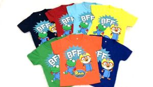 KAOS ANAK LAKI-LAKI PORORO USIA 1-10 TAHUN // BAJU ANAK COWOK