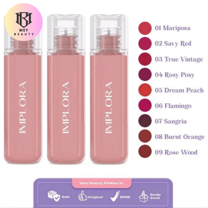 Implora Jelly Tint/Lip Tint Glossy Lazada Indonesia