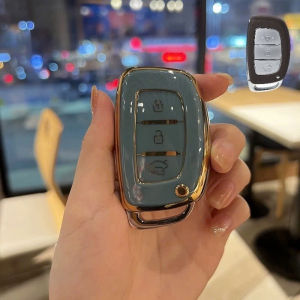 [Có sẵn] Ốp TPU Dẻo Ốp Khóa Xe  Dòng Hyundai I10 2014-2020 Elantra 2017-2022 Tucson2016-2022 3 Nút Bảo Vệ Chìa Khóa