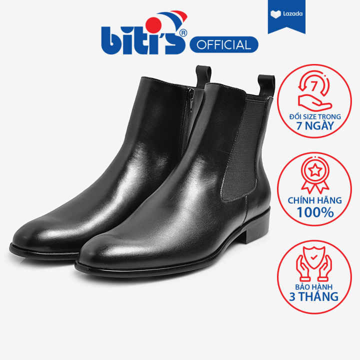 Giày Tây Boot Nam Biti's BVM001788DEN (Đen)