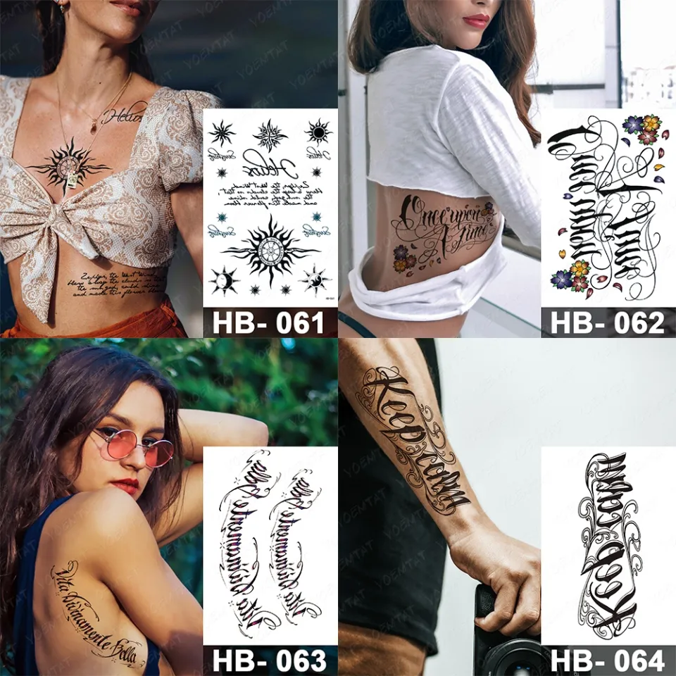 Rihanna's Hip Sanskrit Prayer Tattoo- PopStarTats