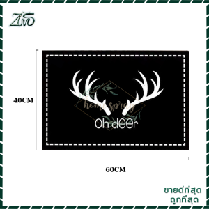 พรมห้องครัว พรมเช็ดเท้าน่ารักๆ นิ่ม ซับน้ำได้ดี 40*60CM วางในห้องนอน/ห้องน้ำ/ห้องครัวได 4สไตล์ให้เลือก