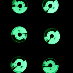 M10Thread Mini Propane Tanks Gauge Level Indicator 25mm Diameter Portable Leak Detector Gas Pressure Meter with Backlit