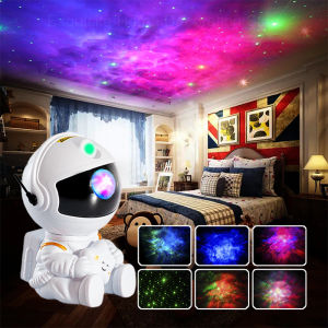Lampu Tidur Proyektor Cahaya Bintang Yanke Light Karakter Astronot
