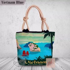 [GROSIR] ALVYSTREET | Grosir Tas Totebag Wanita Model Tali Sumbu Kepang Motif Vietnam | Printing High Quality | Terbaru