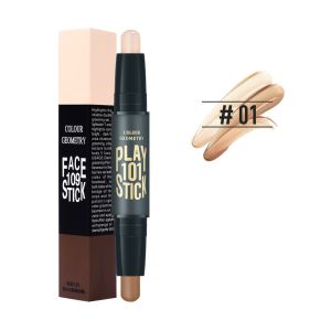 Highlighter Concealer Shadow Stick Face Nose Pencil Cosmetic Double Head 3D Beauty Make Up Palette Contour Stick