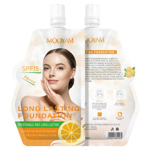 MOOYAM FOUNDATION SPF 15 PA+++ FOUNDATION CAIR RINGAN DI KULIT TAHAN LAMA DAN MENGONTROL MINYAK WAJAH 10ML