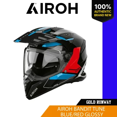 AIROH BANDIT TUNE BLUE/RED GLOSSY