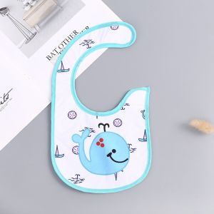 Baby Bibs Three Layer Waterproof Baby Bib Bip Bayi Kalis Air 婴儿口水巾 婴儿围兜 Cotton Baby Saliva Towel Bib Bayi