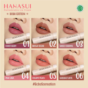 lipcream hanasui boba edition