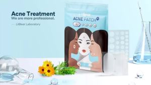 LitBear Large Acne Pimple Patches 5 Sizes 80 Patches for Large Breakouts    Acne Patches for Face Chin or Body Acne Spot Patch with Tea Tree & Calendula Oil Hydrocolloid Bandages for Acne Skin