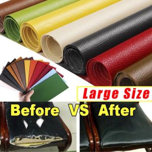 Large Size Leather Repair Patch Adhesive PU Self-Adhesive Sofa Car Seat repairing Leather Fabric Patches