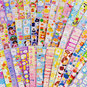 50 PCS Kawaii Cute Stickers Korea Cartoon Stickers Guka Stickers Handbook DIY Stickers Aesthetic Stickers Cute Colorful Waterproof Stickers for Kids Teens Adults No Duplicate No Cutting Aesthetic Stickers for Kids Teens Adults
