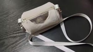 AIMAYAPET Hamster Carrier-Handbag Pet Cage Accessories Cylinde Soft Practical Travel Portable Squirrel Bag