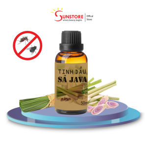 Tinh dầu Sả Java nguyên chất giúp khử mùi thanh lọc không khí thư giãn tạo không giam thơm mát cho căn phòng.- sunstore17