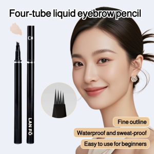 💖Four-pronged liquid eyebrow pencil Fine-drawing eyebrow pencil Waterproof and sweat-proof eyebrow 【BUY 1 FREE 1】