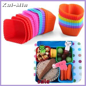 Kui-Min 3ชิ้นแม่พิมพ์แบ่งเบนโตะทำความสะอาดง่ายนำมาใช้ใหม่ได้เค้กขนมซูชิแยกกล่องอาหารกล่องอาหารกลางวัน