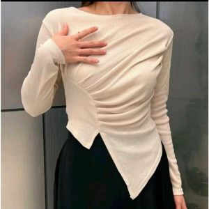 Blouse Atasan Wanita Asimetris Premium Look (Diskon 5K) Maven