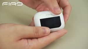 Bluetooth Headset with Screen   Cross-Border New Arrival Display Screen ANC Noise Reduction Headset LCD Color Screen   Wireless Bluetooth Headset