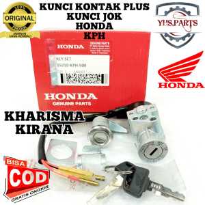 ASLI ORIGINAL KUNCI KONTAK PLUS KUNCI JOK HONDA AHM KPH KHARISMA KIRANA STOP KONTAK KARISMA