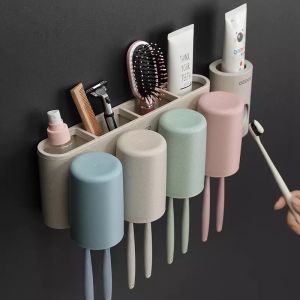Wall Toothbrush Holder & Toothpaste Dispenser Cup: Your Ultimate Bathroom Accessory