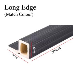 WPC Indoor Fluted Panel Wall Panel Interior Decoration Modern Feature Wall Waterproof Termite Resistant Durable Easy Installation Stylish PVC Fluted Wall Panel for Home Office Bedroom Living Room Interior Wall