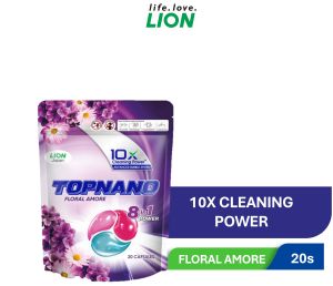TOPNANO Capsule Detergent Floral Amore 20pcs (Pouch)