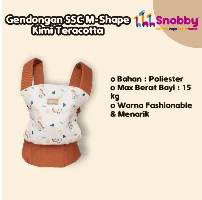 SNOBBY Gendongan Bayi Ransel M-Shape All Series | Snobby Gendongan Bayi Depan SSC Emily Series
