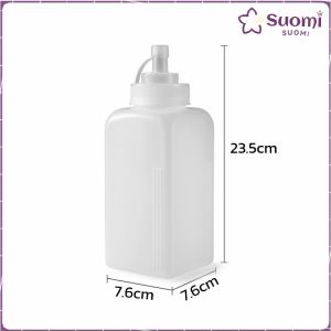 Suomi 800ml/1000ml Plastic Squeeze Condiment Bottles Ketchup Mustard Hot Sauces Olive Oil Bottle