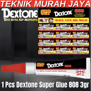DEXTONE 808 Lem Super Glue Tube 3 Gram Power Glue 3Gr Termurah Paling Murah Promo Diskon TEKNIKMURAHJAYA TEKNIK MURAH JAYA SEMARANG