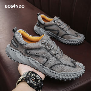 Bosindo - Sepatu B10-sepatu sneakers pria kulit sapi import/Sepatu kasual Original Pria Kulit Asli/sepatu sneakers Pria casual