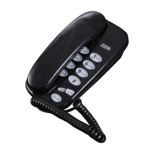Wall Mounted Phone Fixed Landline Desktop Telephones with Call Light Mute Pause and Redial Function Clear Sound