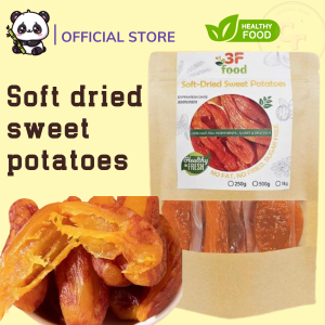 3F Food Soft Dried Sweet Potato - Naturally Sweet & Chewy Healthy Snack No Added Sugar 100g/250g/500g/1kg