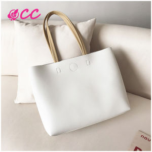 Korean Style Retro Large Capacity Casual Soft Leather Handbag Advanced Elegant and Simple Shoulder Bag