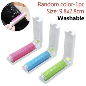 WASHABLE & REUSEABLE STICKY ROLLER LINT ROLLER CLEANING TOOL DUST ROLLER HAIR PET FUR REMOVER CLEAN ROLL CLEANER PEMBERSIH BAJU