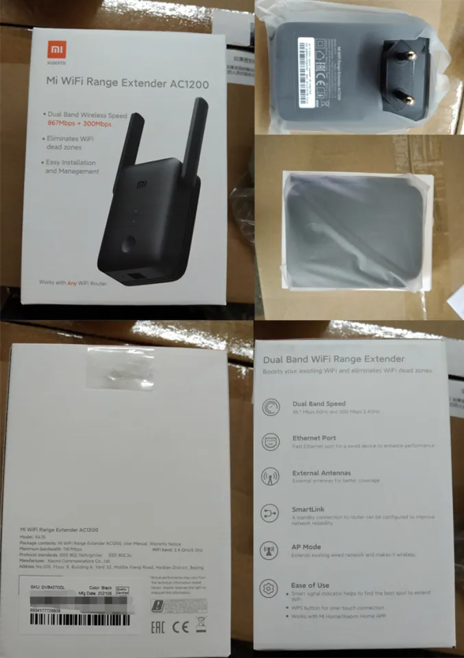 New Global Version Xiaomi Mi WiFi Range Extender AC1200 And