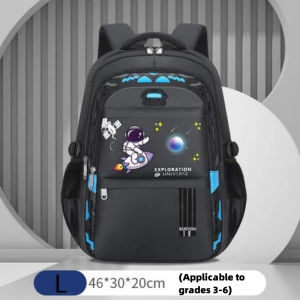 New Spaceman Schoolbag Astronaut Large School Bag  Durable for Kids Primary backpack Childrens Schoolbag Lightweight Large-Capacity Backpack