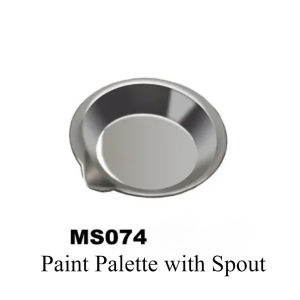 10pcs MS074 Model Painting Coloring Metal Mixing Dish for DIY GK Airbrush Model Making Tool Paint Palette with Spout